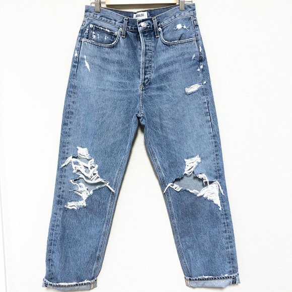 Agolde Denim - REVOLVE AGOLDE HIGH RISE DISTRESSED JEANS